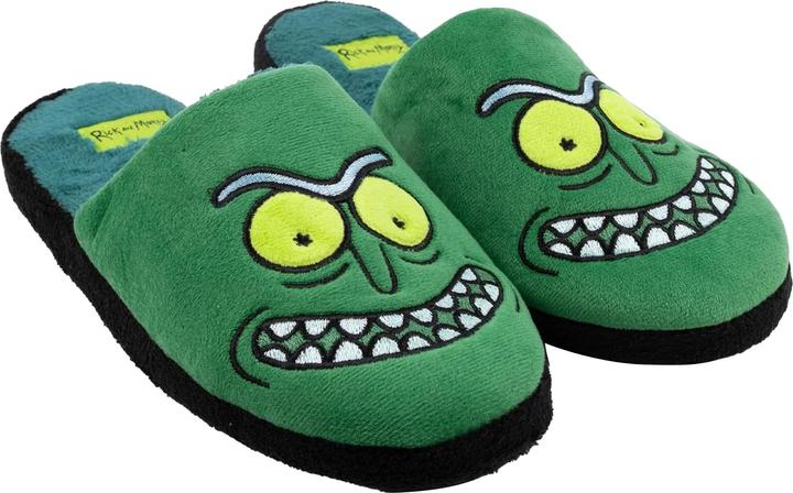 Actual product image Rick And Morty Mens Pickle Rick Slippers (39.5)