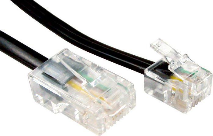 RS PRO Telefonkabel RJ11 RJ45 PVC 1m Geschirmt