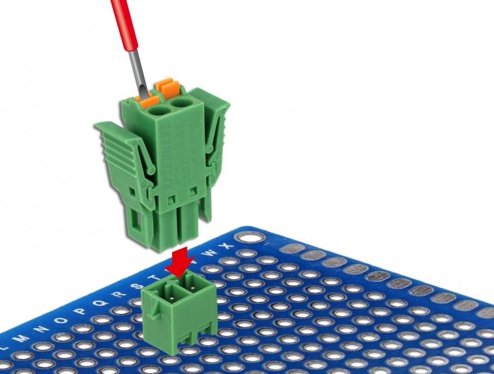 Image du produit Delock Bloc terminal Grille horizontale