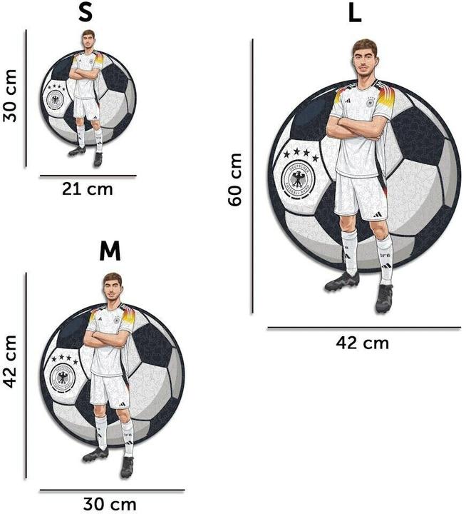Produktbild Iconic Kai Havertz (Deutsche Nationalmanschaft) - Holz Puzzle Grösse M (270 Teile) (270 Teile)