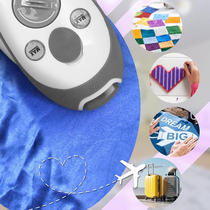 Immagine prodotto Duronic Mini-Reisebügeleisen mit Keramikfläche