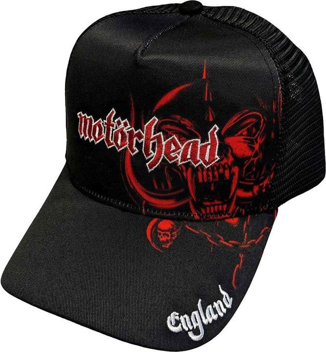 Image du produit Motorhead England Red Warpig Mesh-Back Cap