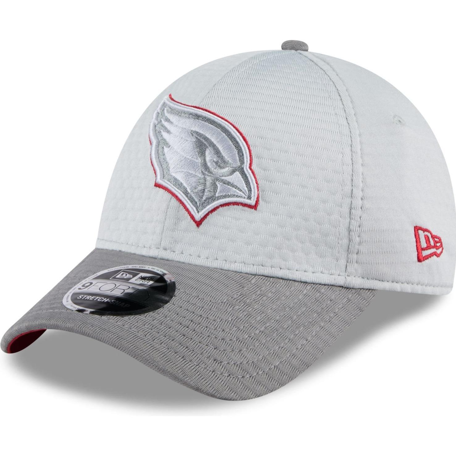 New Era, Herren, Cap, 9Forty Stretch Cap Training 2024 Arizona Cardinals, Grau