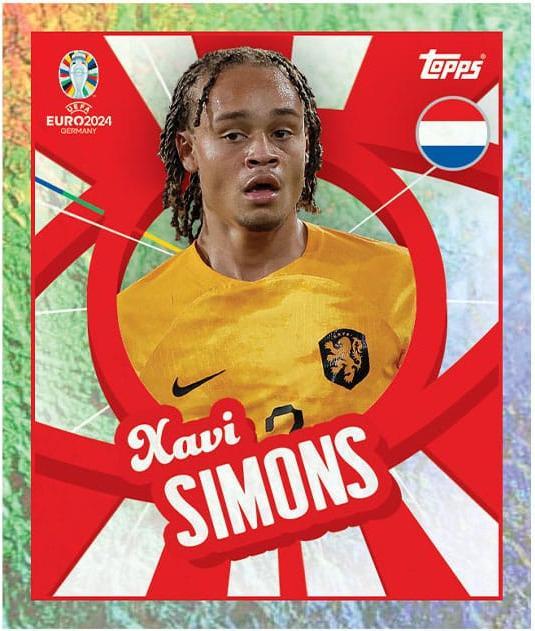 Actual product image Topps Euro 2024 Sticker Collection - Display Box (German, Booster display)