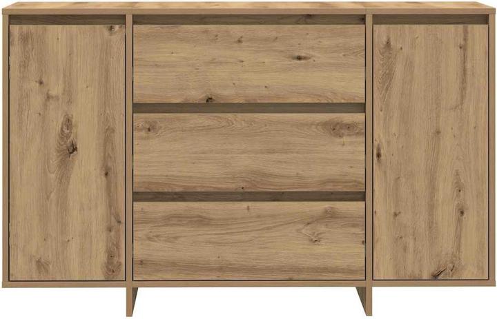 Actual product image vidaXL Sideboard solid wood oak Solid wood oak Sideboard rectangular (41 x 40.50 x 75 cm)