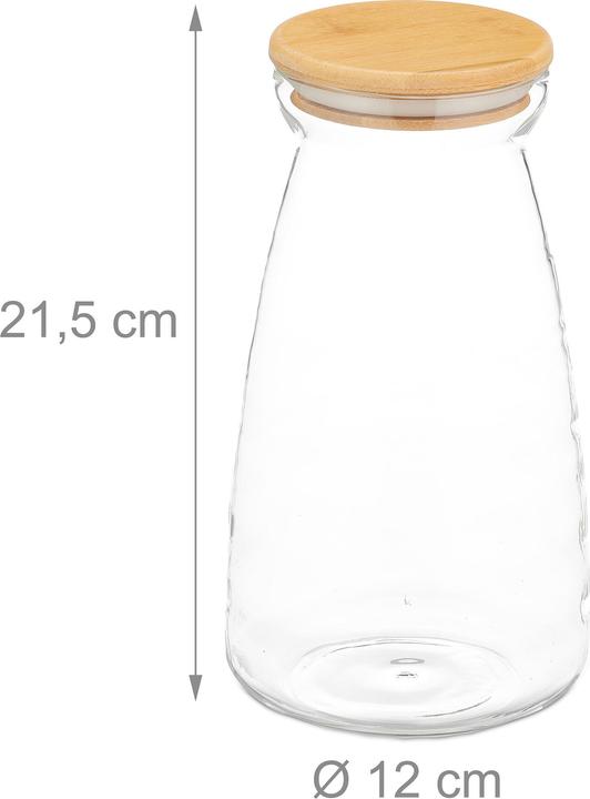 Immagine prodotto Relaxdays 3x barattoli per la conservazione (1.40 l)