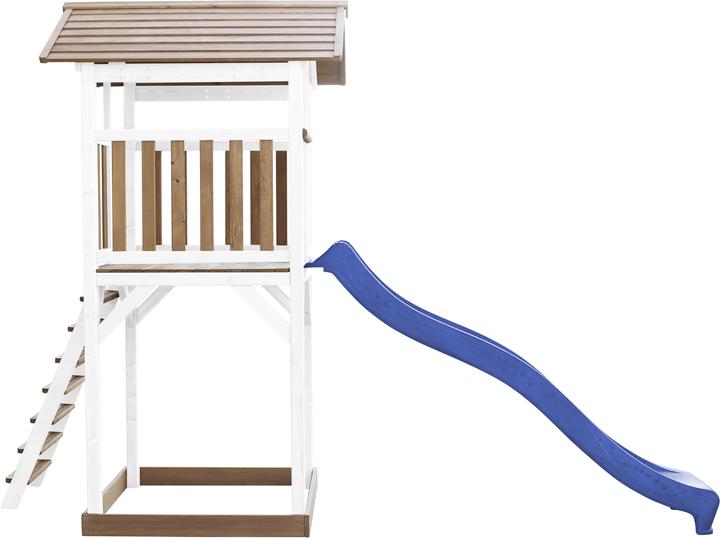 Immagine prodotto Axi Torre da gioco Beach Tower marrone/bianco - scivolo blu