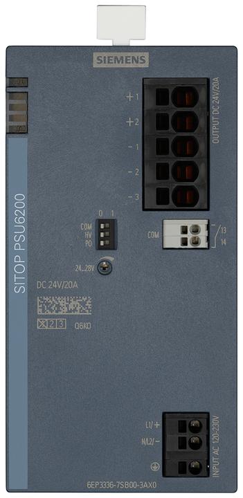 Produktbild Siemens DIN Rail Power Supply 24V 20A 480W