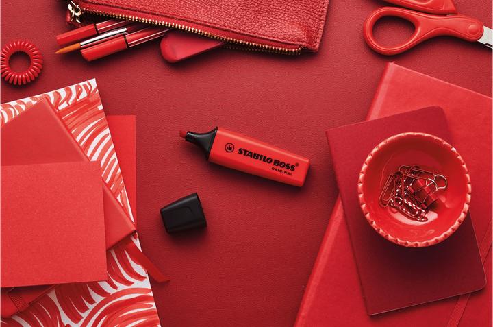 Actual product image STABILO Boss Knallrot Einzelmarker (1x)