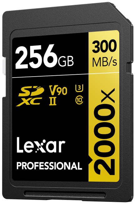Produktbild Lexar Professional Gold Series (256 GB, SDXC, U3, UHS-II)