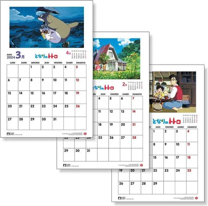 Produktbild Semic Studio Ghibli Kalender 2024 *Englische Version*