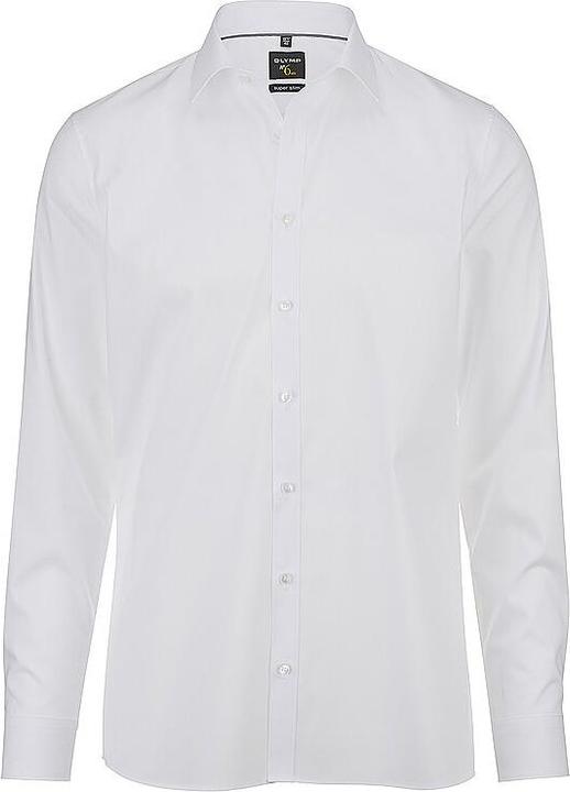 Produktbild Olymp Hemd Super Slim No.6 weiss 1/1, Gr.39 (39)
