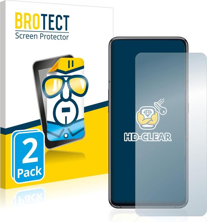 Actual product image BROTECT Screen Protector Clear (2 Piece, Samsung Galaxy A80)