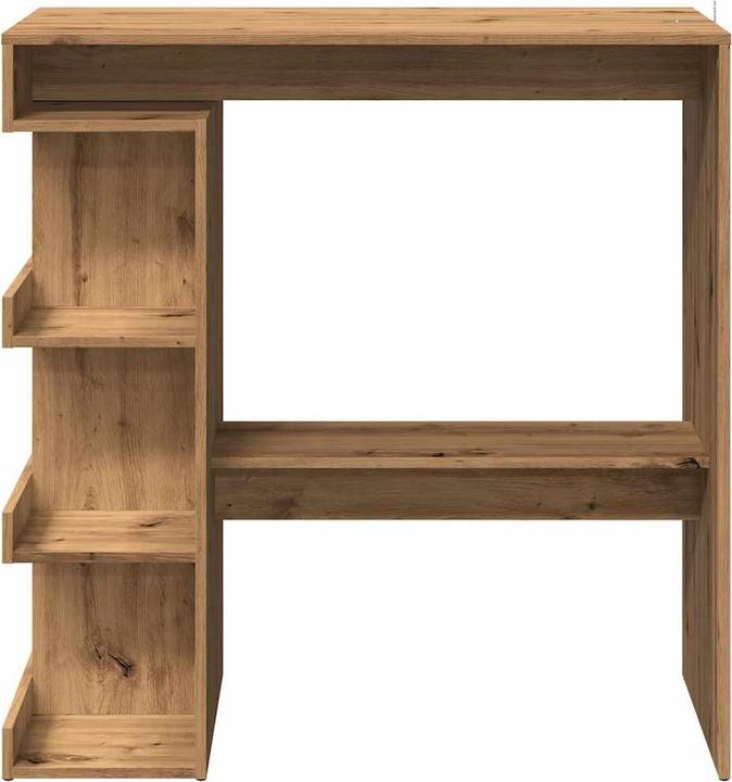 Produktbild vidaXL Bartisch mit Regal Artisan-Eiche 100x50x101,5 cm