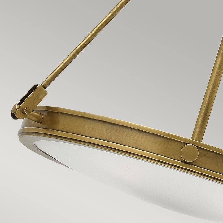 Actual product image Elstead Lighting Collier pendant light E14 4-fold Heritage brass (E14)
