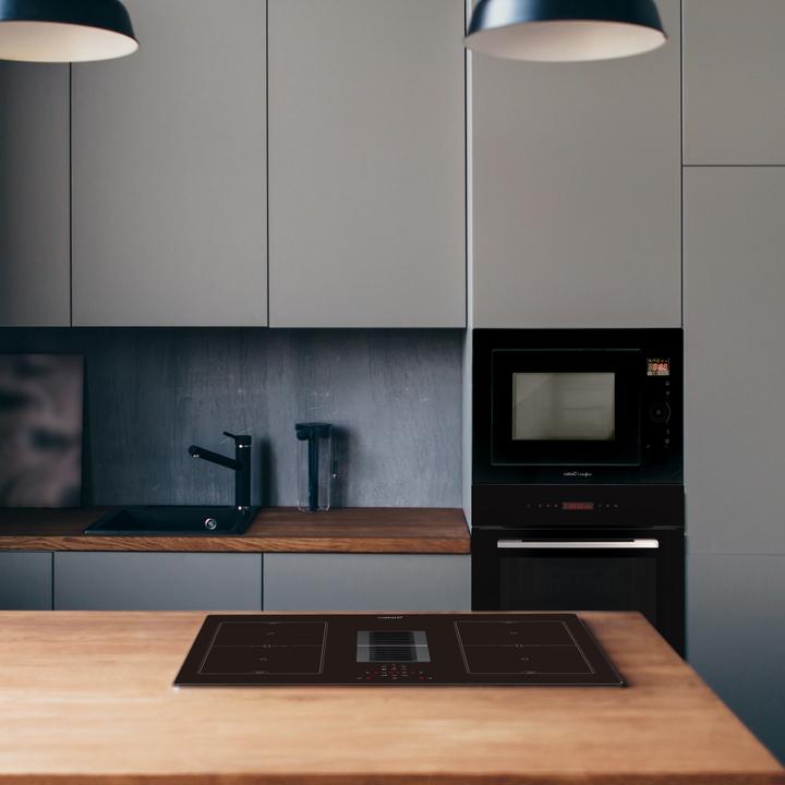 Produktbild Cata AS 750 /A Hob with Hood, 77 cm, 4 cooking zones, 9 power levels+Booster, A, Max extraction 580 (77 cm)