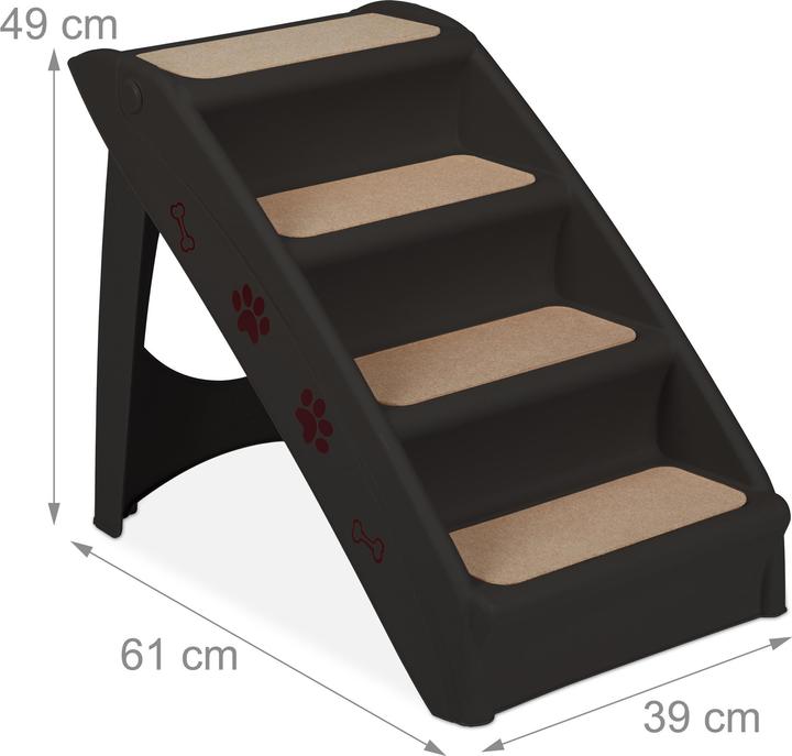Immagine prodotto Relaxdays Scale per cani (Cane, Pieghevole)