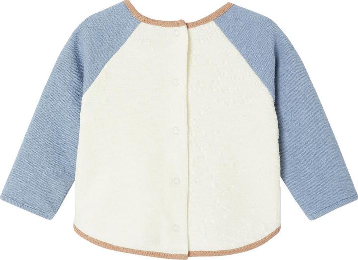 Image du produit Vertbaudet Baby Shirt im Colorblock-Style, Strukturjersey (74)