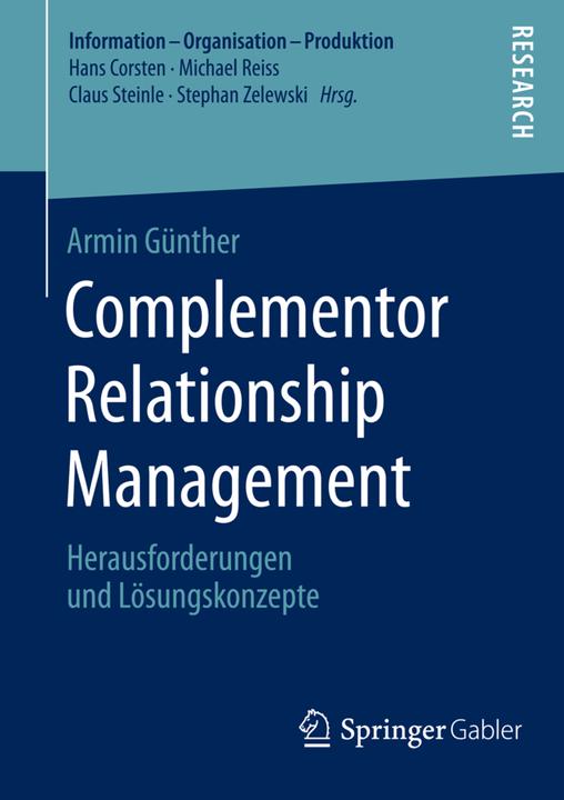 Produktbild Complementor Relationship Management (Deutsch, Armin Günther, 2015)