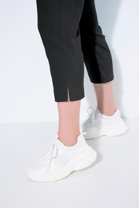 Immagine prodotto Ulla Popken Pantaloni di bengalina elasticizzata, lunghi fino al polpaccio, con cintura elastica (56)