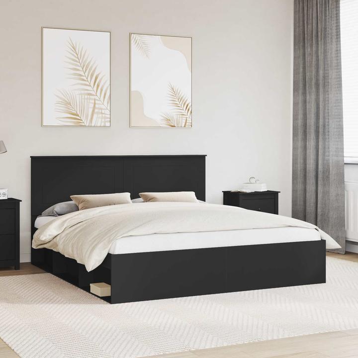 Image du produit vidaXL Modernes Bett (200 x 200 cm)