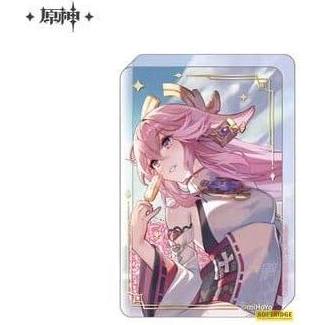 Mihoyo GGenshin Impact Ornement en acrylique avec paillettes Yae Miko 8,5 cm