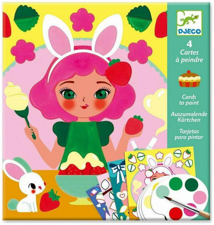 Produktbild Djeco Ausmalbilder Kaffee und Kuchen