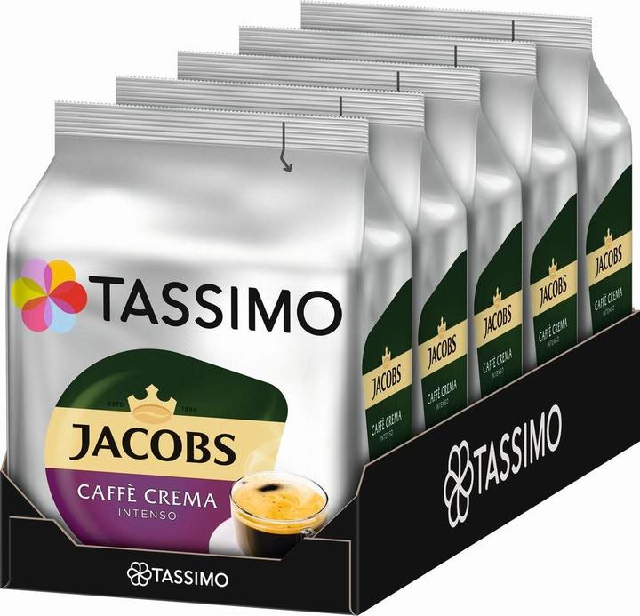 Image du produit Tassimo T DISC Jacobs Caffé Crema Intenso (80 x Port.)