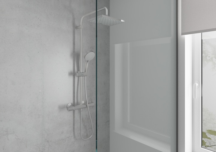 Produktbild hansgrohe Vernis Shape Duschsystem 230 1 Strahlart mit Thermostat