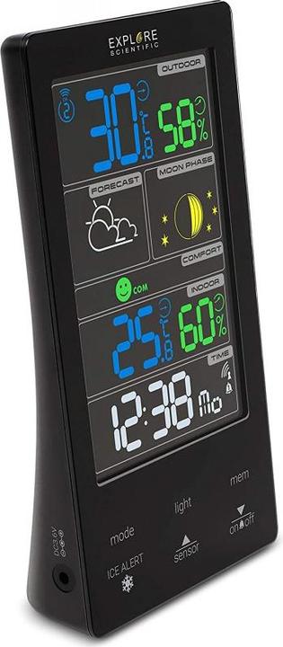 Immagine prodotto Explore Scientific WSC-4009 stazione meteorologica digitale Nero LCD AC