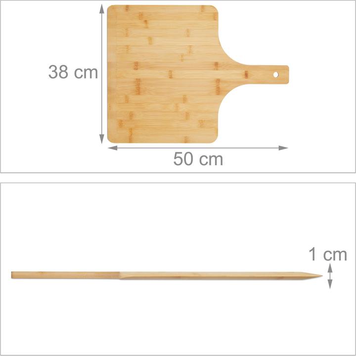 Image du produit Relaxdays Pelle à pizza XXL