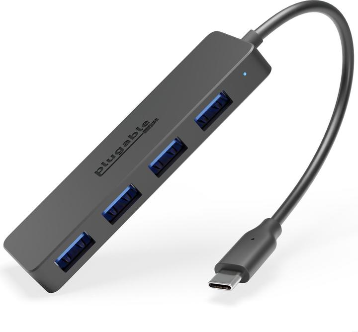Produktbild Plugable USB-C 4-Port Hub Data (USB-C, 4 Ports)