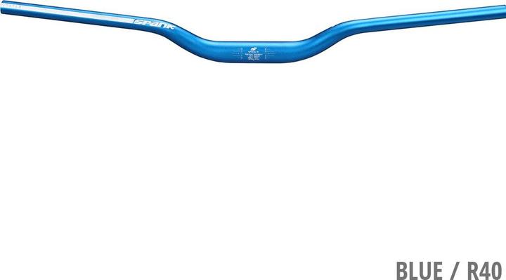 Actual product image Spank Spoon 35 handlebar - blue (35 mm)