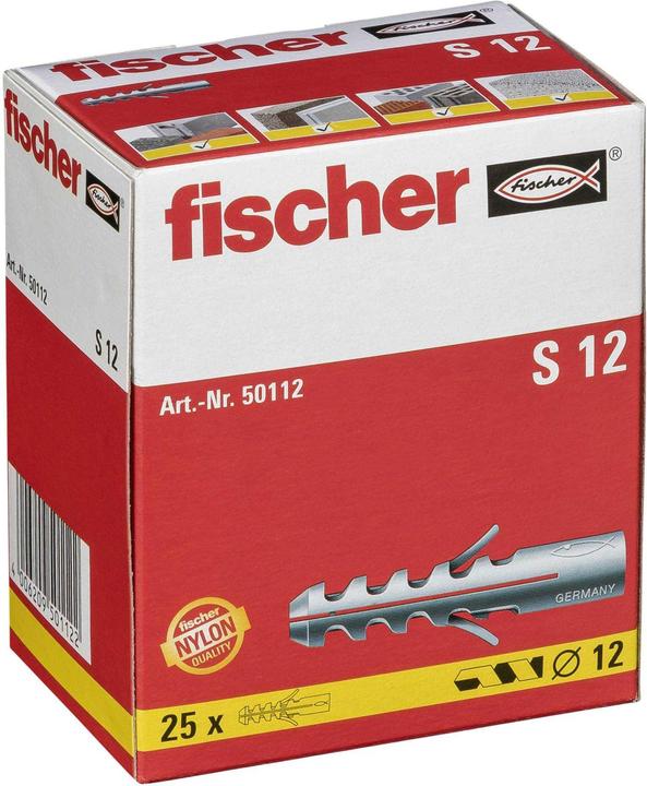 Produktbild Fischer Dübel S 12 (25 Stk.)