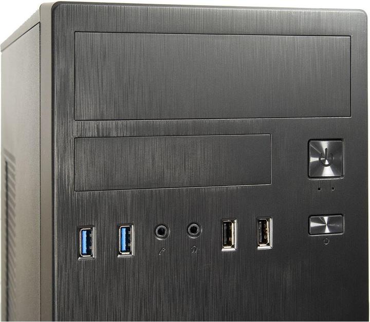 Actual product image Intertech Case ATX 2812 Business (ATX, mATX, Mini-ITX)