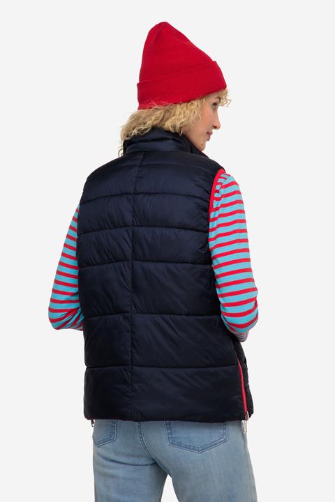 Immagine prodotto Laurasøn Wende-Weste, Stepp, Stehkragen, Zipper, je 2 Taschen (M)