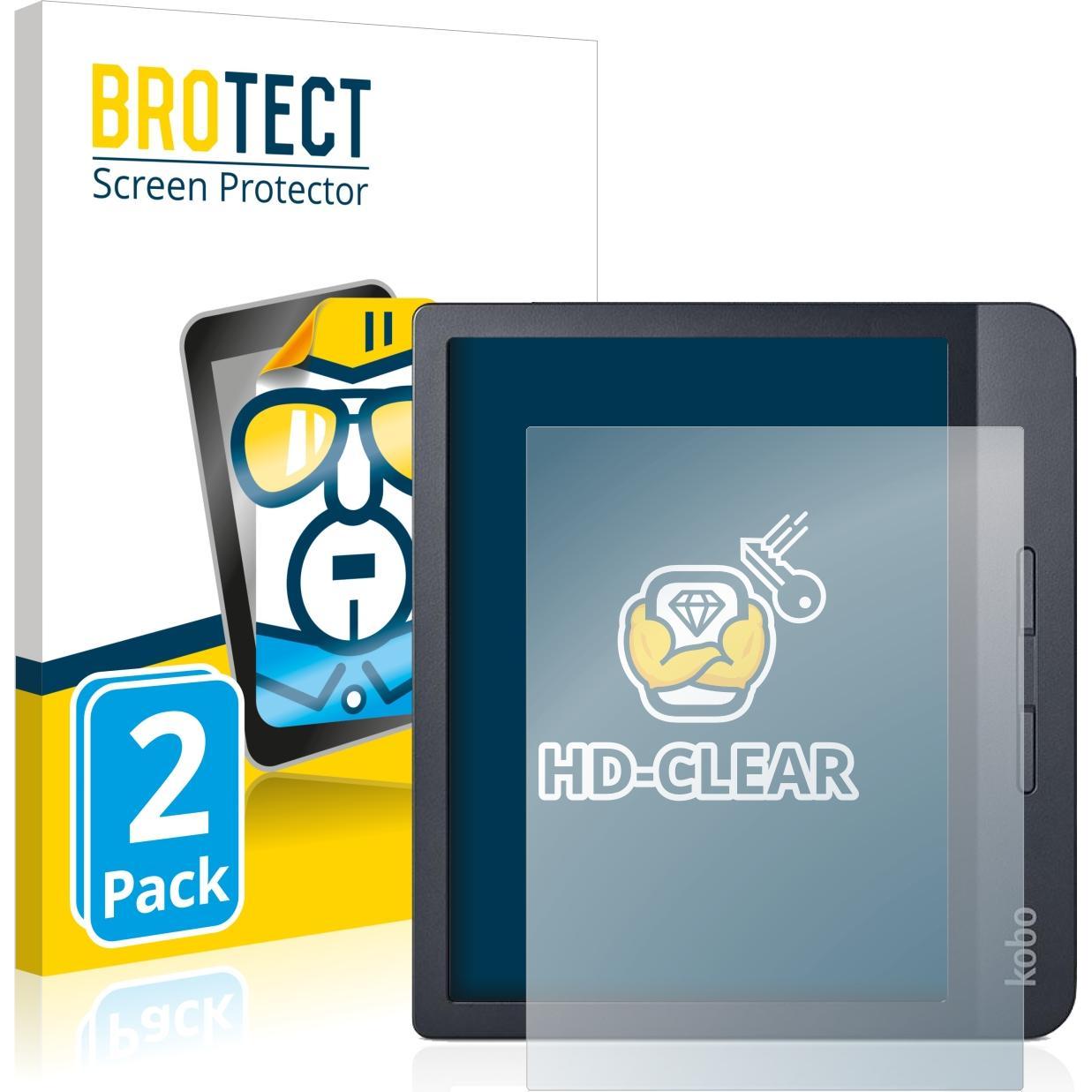 BROTECT Schutzfolie Displayschutz Klar (Libra H2O), eReader Zubehör, Transparent