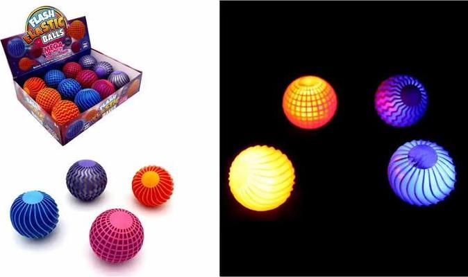 Produktbild B&G International Flummi leuchtend 6,5cm sortiert