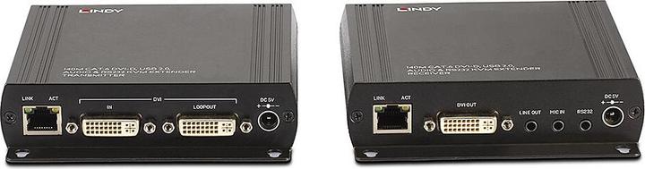 Produktbild Lindy DVI-D, USB, Audio & RS232, KVM Extender