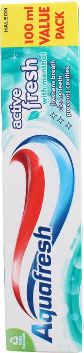 Produktbild Apothecary87 Aquafresh - Active Fresh Toothpaste - Refreshing toothpaste with menthol 100ml (100 ml)