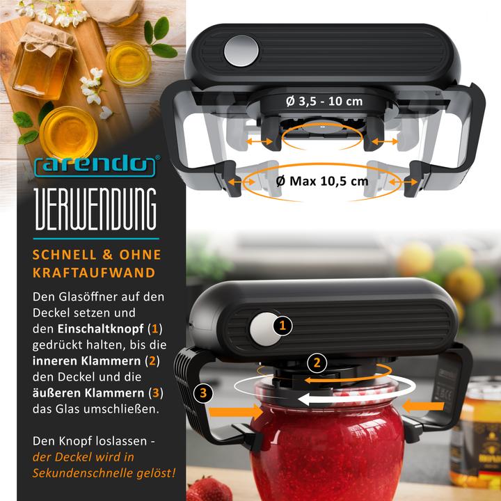 Actual product image Arendo Electric can opener
