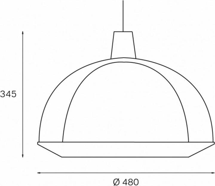 Actual product image Innolux Kuplat pendant light (E27)