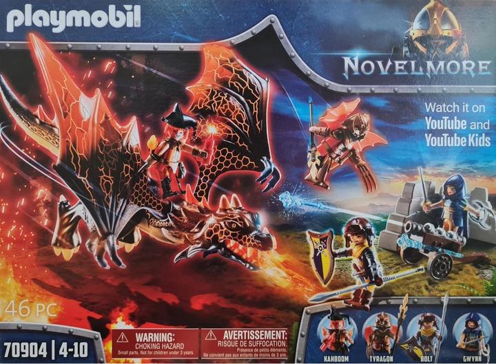 Image du produit Playmobil Attaque de dragon Novelmore (70904, Playmobil Novelmore)