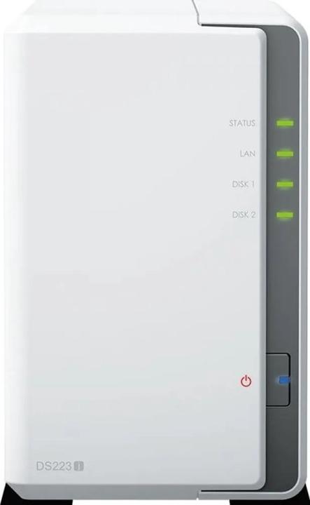 Synology DS223j 2Bay 8TB NAS with 2x 4TB HAT3300-4T HDD (2 x 4 TB)