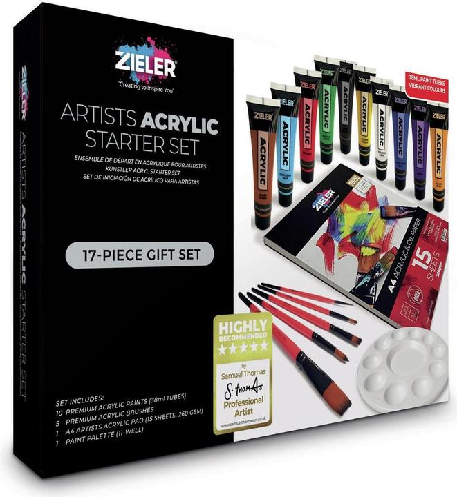 Zieler Artist Acrylic Starter Set (609299307) (38 ml)
