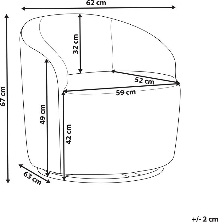 Actual product image Beliani Davik