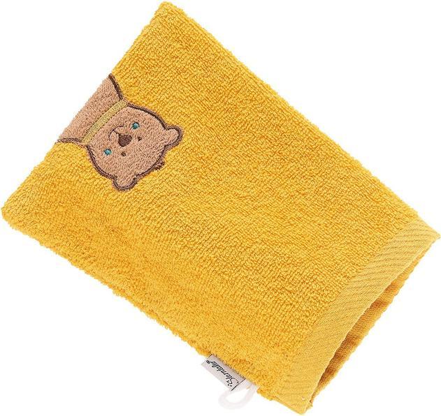 Sterntaler Baby-Waschhandschuh Ben Gelb