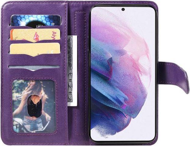 Produktbild MU Style Kunstleder Portemonnaie Hülle mit Standfunktion (Samsung Galaxy S22+)