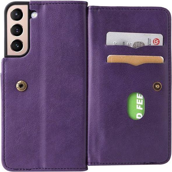 Produktbild MU Style Kunstleder Portemonnaie Hülle mit Standfunktion (Samsung Galaxy S22+)