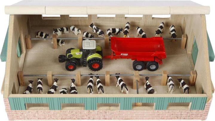 Produktbild Kids Globe Farming Pedestrian Stable Wood Klein 1:88